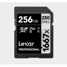 Lexar SDXC Pro 1667X UHS-II U3 R250/W120 (V60) 256G Lexar SDXC Pro 1667X UHS-II U3 R250/W120 (V60) 256G