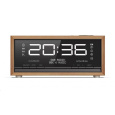 CARNEO C100, rádio DAB+, FM, BT, budík, OLED, wood