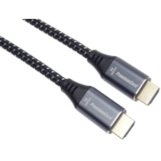 PREMIUMCORD Kabel HDMI 2.1 High Speed + Ethernet kabel 8K@60Hz, zlacené konektory, 1m