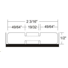 Zebra ZipShip 8000D Jewelry, label roll, synthetic, 56x13mm