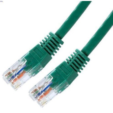 XtendLan patch kabel Cat6, UTP - 0,25m, zelený (prodej po 10 ks)