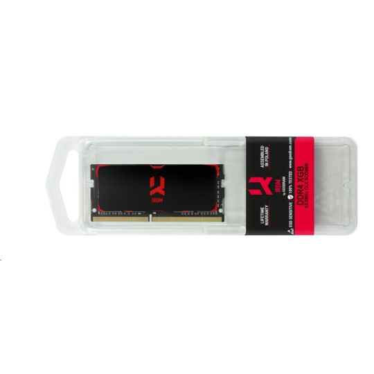 SODIMM DDR4 8GB 2400MHz CL15 SR GOODRAM IRDM, black