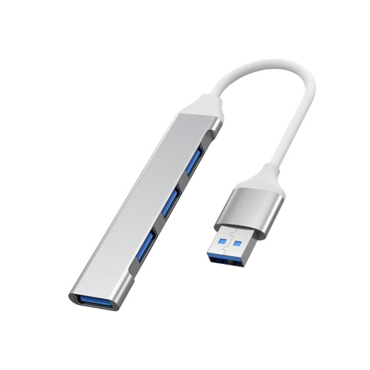 PremiumCord Hub USB3.2A na USB3.2 A + 3x USB2.0 A, SuperSpeed 5Gbps, hliníkové pouzdro