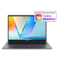 ASUS NTB Vivobook S 16 (M3607GA-OLED011W), AI 7 445, 16" 1920x1200, 16GB, 512GB SSD, Radeon, W11 Home, Matte Gray
