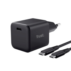 TRUST GaN Nabíječka MAXO 65W, USB-C, černá