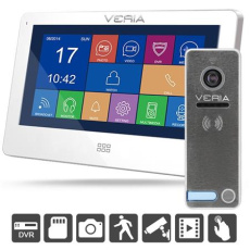 Veria SET Videotelefon 7077B bílý + vstupní stanice 230 Veria SET Videotelefon 7077B bílý + vstupní stanice 230