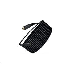 WG - Prodlužovací kabel USB-C (male) na USB-C (female), 2 metry, nylonový oplet, černá WG - Prodlužovací kabel USB-C (male) na USB-C (female), 2 metry, nylonový oplet, černá