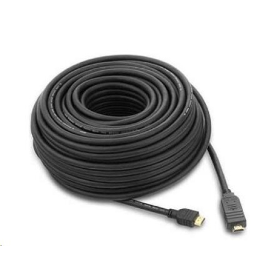 PREMIUMCORD Kabel HDMI 20m High Speed se zesilovačem 3x stíněný