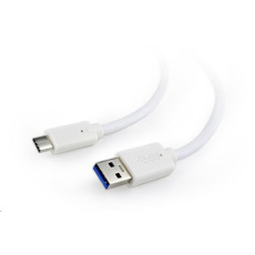 GEMBIRD Kabel USB 3.0 AM na Type-C kabel (AM/CM), 1m, bílý