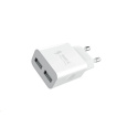 WG - Síťová nabíječka 2x USB-A 2,4A , white