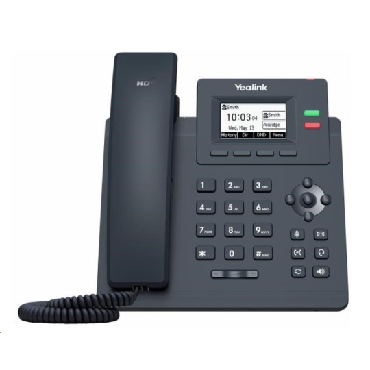 BAZAR - Yealink SIP-T31G IP telefon, 2,3" 132x64 grafický, 2x RJ45 10/100/1000, PoE, 2x SIP, adaptér - POŠKOZENÝ OBAL BAZAR - Yealink SIP-T31G IP telefon, 2,3" 132x64 grafický, 2x RJ45 10/100/1000, PoE, 2x SIP, adaptér - POŠKOZENÝ OBAL