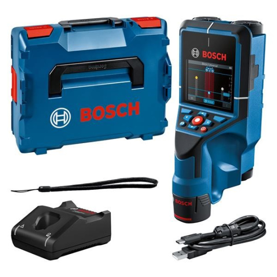 BOSCH D-tect 200 C, detektor, hloubka 200 mm, akumulátor