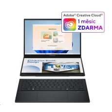 ASUS NTB Zenbook Duo (UX8406CA-OLED088W), Ultra 7 255H, 14" 3K, 32GB, 1TB SSD, Intel Arc, W11 Home, Inkwell Gray ASUS NTB Zenbook Duo (UX8406CA-OLED088W), Ultra 7 255H, 14" 3K, 32GB, 1TB SSD, Intel Arc, W11 Home, Inkwell Gray