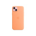 APPLE iPhone 15 Plus Silicone Case with MagSafe - Orange Sorbet