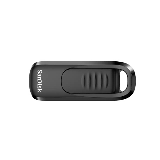 SanDisk Flash Disk 256GB Ultra Slider, USB-C 3.2, Černá