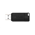 VERBATIM Flash Disk 64GB USB 2.0 Store 'n' Go PinStripe, černá