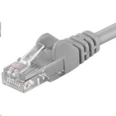 PREMIUMCORD Patch kabel UTP RJ45-RJ45 CAT5e 5m šedá