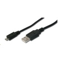 PREMIUMCORD Kabel USB 2.0 A - Micro B propojovací 5m (M/M)