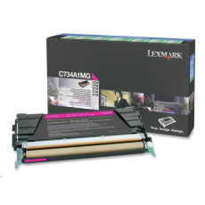 LEXMARK toner MAGENTA C734, C736, X734, X736, X738 na 6000 stran