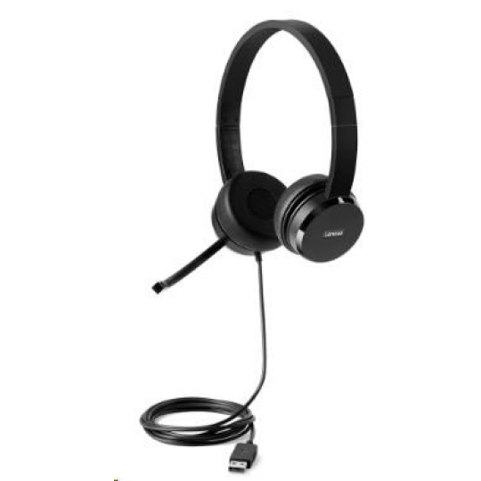 LENOVO sluchátka 100 USB Stereo Headset