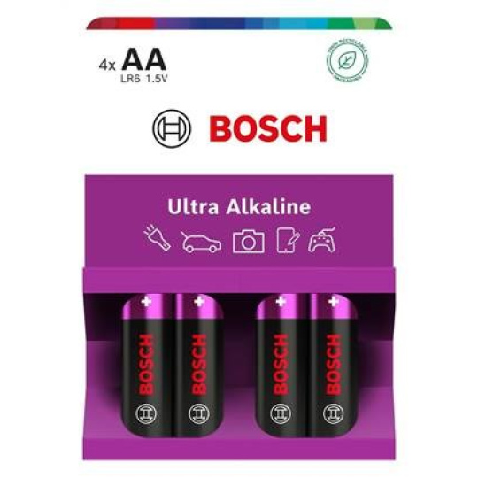Bosch LR6UA4B/00 Ultra Alkaline (Blistr 4 ks) Bosch LR6UA4B/00 Ultra Alkaline (Blistr 4 ks)