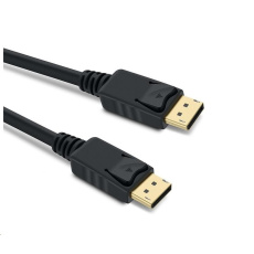 PREMIUMCORD Kabel DisplayPort 1.4 přípojný kabel M/M, zlacené konektory, 1m