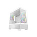 DEEPCOOL Case CG380 3F WH, mATX, ARGB, Průhledná bočnice, 3x120mm Fan, bílá