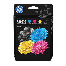 HP 963 CMYK Original Ink Cartridge 4-Pack (700 / 700 / 700 / 1,000 pages)