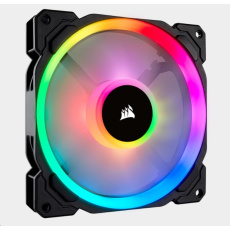 CORSAIR ventilátor LL Series, LL140 RGB, 140mm Dual Light Loop RGB LED PWM Fan, Single Pack