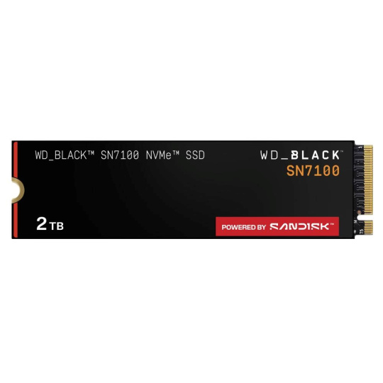 WD BLACK SSD NVMe 2TB PCIe SN7100 Powered by SanDisk, Gen4, (R:7250, W:6900MB/s)