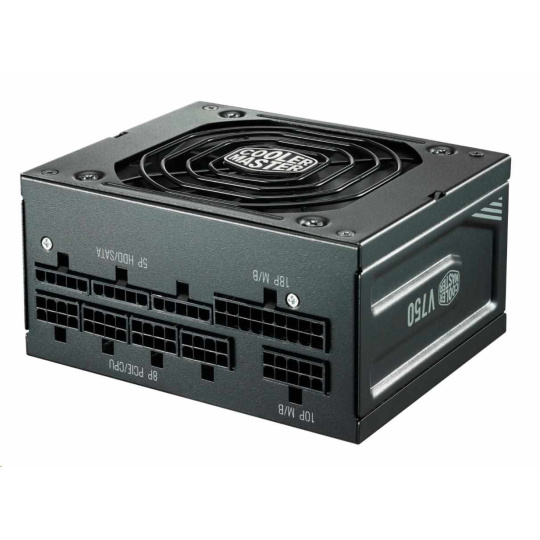 Cooler Master zdroj V750 SFX, 92mm, 80+ Gold, Plně modulární, SFX 3.42