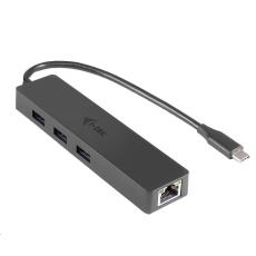 i-tec USB-C 3.1 Slim 3-portový HUB + RJ-45
