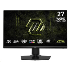 MSI LCD MAG 272QPF E20, 27", 2560x1440, Rapid IPS, 0,5 ms, VESA 100x100, Black MSI LCD MAG 272QPF E20, 27", 2560x1440, Rapid IPS, 0,5 ms, VESA 100x100, Black