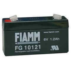 Baterie - Fiamm FG10121 (6V/1,2Ah - Faston 187), životnost 5let