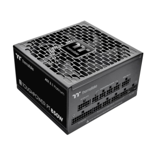 THERMALTAKE zdroj 850W Toughpower PT, 135mm, Plně modulární, 80+ Platinum, černá THERMALTAKE zdroj 850W Toughpower PT, 135mm, Plně modulární, 80+ Platinum, černá