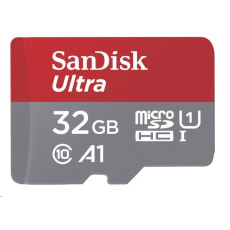 SanDisk MicroSDHC karta 128GB Ultra (120MB/s, A1 Class 10 UHS-I ) + adaptér