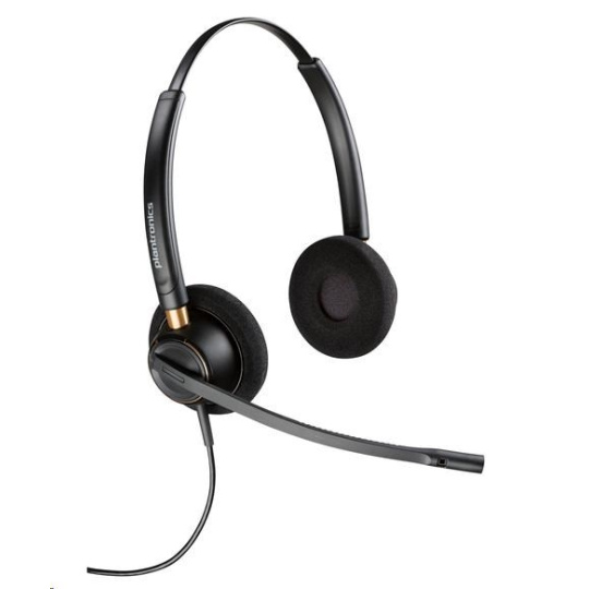 Poly EncorePro 520D with Quick Disconnect Binaural Digital Headset TAA