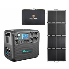BLUETTI bateriový generátor AC200MAX + solární panel Viking HPD400 BLUETTI bateriový generátor AC200MAX + solární panel Viking HPD400