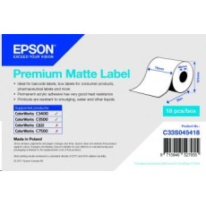 Epson label roll, normal paper, 76mm Epson label roll, normal paper, 76mm
