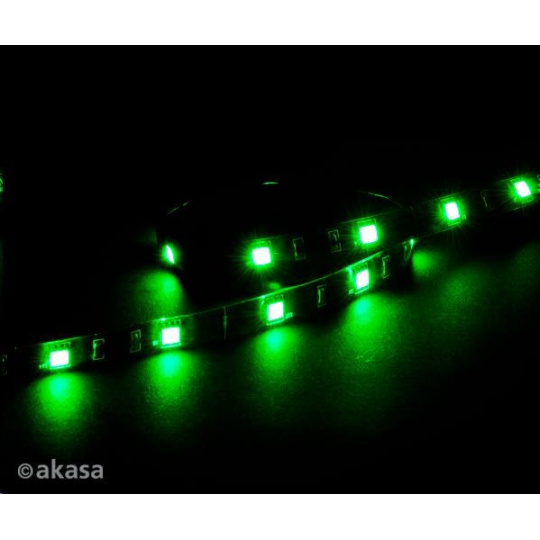 AKASA LED pásek Vegas M, magnetický, 50cm, zelený
