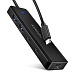 AXAGON HUE-C2C, 4× USB 5Gbps TRAVEL hub, 2× USB-A + 2× USB-C, USB-C napájení, kabel USB-C 19cm