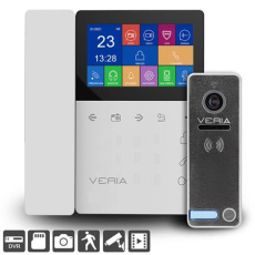 Veria SET Videotelefon 7043B bílý + vstupní stanice 230 Veria SET Videotelefon 7043B bílý + vstupní stanice 230