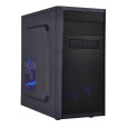 EUROCASE skříň MC X203 EVO black, micro tower, without fans, 2x USB 2.0, 1x USB 3.0 (without splitter)