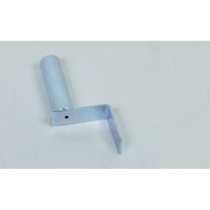 Držák antény na zeď mini, galvanický zinek, délka 8,5cm, výška 12cm