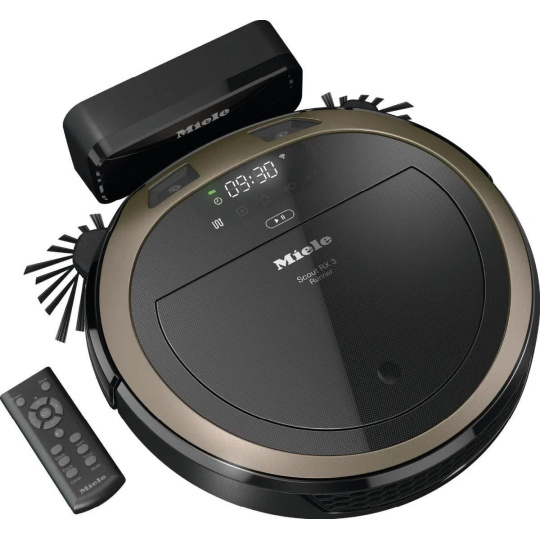 BAZAR - Miele Scout RX3 Runner SPQL robotický vysavač, 3D Smart navigace, 4 režimy, funkce Home Mapping, časovač - Po op BAZAR - Miele Scout RX3 Runner SPQL robotický vysavač, 3D Smart navigace, 4 režimy, funkce Home Mapping, časovač - Po op