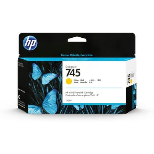 HP 745 130-ml Yellow Ink Cartridge