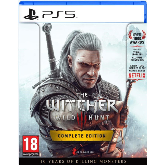 PS5 hra The Witcher 3: The Wild Hunt - Complete Edition  + 10th Anniversary Steelbook