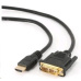 GEMBIRD Kabel HDMI - DVI 1,8m (M/M, DVI-D, Single Link, zlacené kontakty, stíněný)