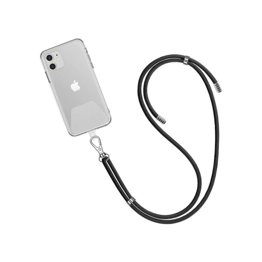 WG - Crossbody lace strap / transparent / black WG - Crossbody lace strap / transparent / black