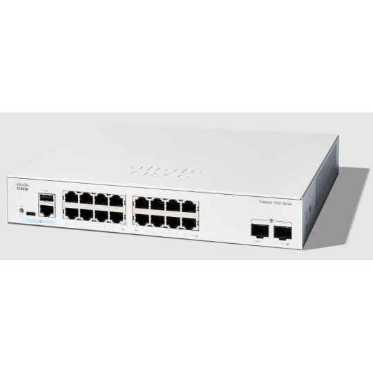 Cisco Catalyst switch C1200-16T-2G (16xGbE,2xSFP,fanless) - REFRESH